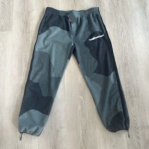 The Hundreds Black and Gray Camo Sweatpants